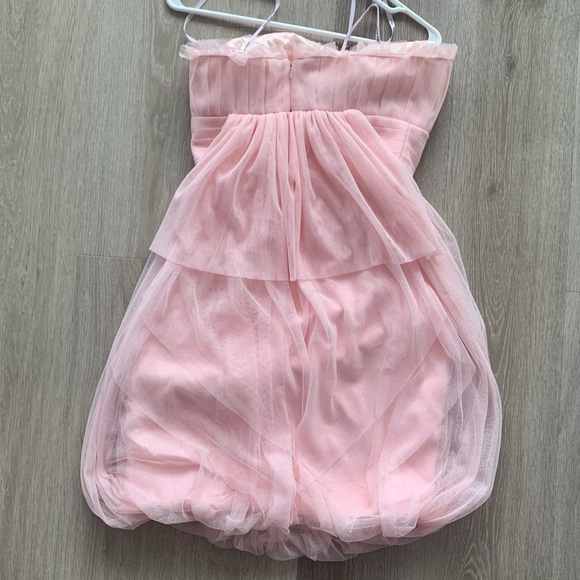 Vera Wang Bridesmaid Tulle Mini-Dress - Picture 5 of 10